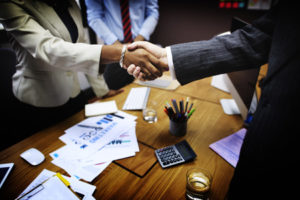 49845301 - business people handshake greeting deal concept